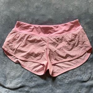 Pink Lululemon Shorts Size 8
